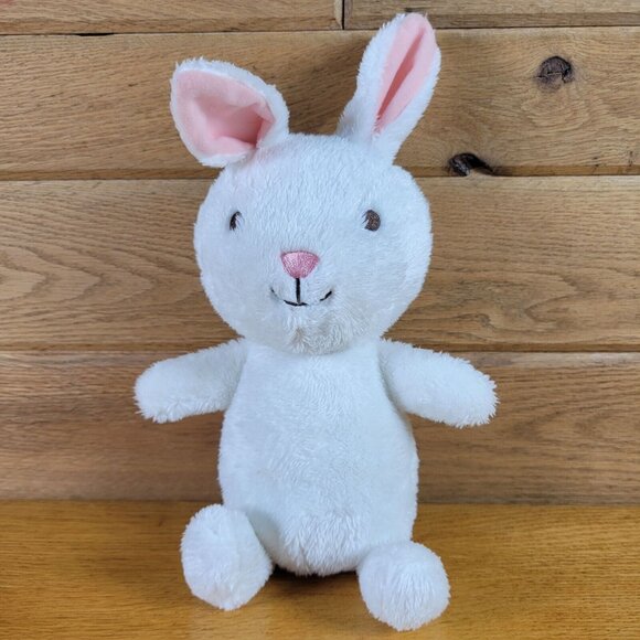 Plush Stuffed Bunny Rabbits Lot of 8 Various Sizes Colors Makers Fluffy Soft - Picture 7 of 14